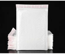 Envelope de plástico com plástico bolha para envio, bolsa branca para envio postal, 14*16cm, com plástico bolha 2024 - compre barato