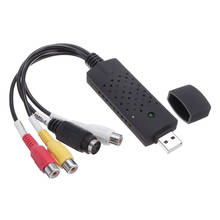 USB 2,0 VHS в DVD аудио видео конвертер карта захвата Scart комплект с проводами и кабелем для Win7/8 2024 - купить недорого