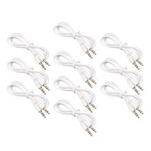 10pc Jack Aux Cable 3.5mm Audio Cable Male to Male Gold-plated Cord 1m 2024 - buy cheap