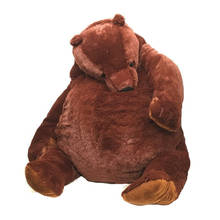 VIP 100 см мягкий Мишка Mr.Boss, плюшевые игрушки, темно-коричневый Мишка, очень большая подушка для обнимания животных, подушка для детей, подарок на день рождения 2024 - купить недорого