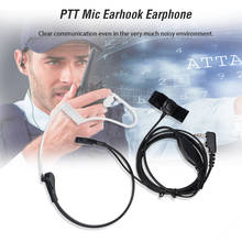 Baofeng-auriculares de tubo acústico de aire para walkie-talki, cascos con reducción de ruido, micrófono, PTT, 2 pines, para UV-5R/888S/UV-82 2024 - compra barato