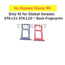 for Huawei Honor 9X Global STK-LX1 STK-L22 Card Tray Holder SIM Card SD Card Slot Holder Adapter Repair Spare Parts 2024 - buy cheap