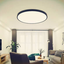 Modern Nordic LED Ceiling Light Creativity Design Ultrathin 2.4CM Ceiling Lamp 12W 18W 24W 32W 220V 5000K for Kitchen Bedroom 2024 - buy cheap