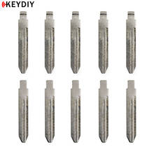 10pcs Metal Engraved Line CY24 L-iShi Scale Shearing Teeth Blank Car Key Blade 04# for C-hrysler/300C/Cherokee/D-odge 2024 - buy cheap