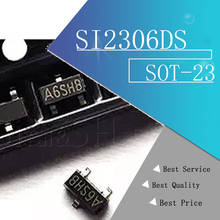 50pcs SI2306DS SOT23 SI2306 SMD SOT SOT-23 N-Channel 30-V (D-S) MOSFET new and original 2024 - buy cheap