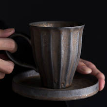 Taza de café de cerámica japonesa, tazas de leche para desayuno, té, decoración del hogar 2024 - compra barato