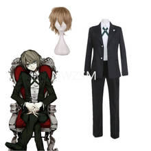 Anime Danganronpa Togami Byakuya Cosplay Wigs Short Fluffy Layered Synthetic Hair Halloween Costume Party Wigs 2024 - buy cheap