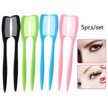 5pcs/lot Eye Makeup Comb Mini Eyebrow Eyelashes Comb Cosmetic Tools Eyelashes Comb Eyebrow Extension Brush 2024 - buy cheap