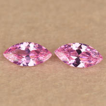 Wholesale Price 5A Quality 1.5x3~10x20mm Pink Lab Made Cubic Zircon Stone Marquise Shape Gems Beads For DIY Jewelry Ring 2024 - buy cheap