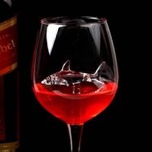 Встроенный бокал для вина в виде акулы, новый дизайн, бокал для виски, бокал для виски, украшение для ужина, хрустальный бокал ручной работы для вечерние 2024 - купить недорого
