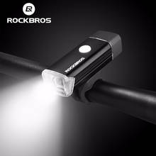 ROCKBROS Bicycle Front Light USB Rechargeable Waterproof Bike Headlight LED Riding Bike Lamp Cycle FlashLight Bike Accessories 2024 - buy cheap