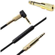 Cable de Audio para auriculares v-moda, Cable de repuesto con micrófono, Control remoto de volumen para Sistema iOS y Android 2024 - compra barato