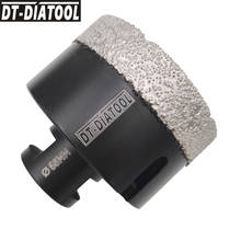 DT-DIATOOL 68mm Dry Vacuum Brazed Diamond Drill Core Bits Hole Saw Professional Drilling granite marble tile M14 thread 2024 - buy cheap