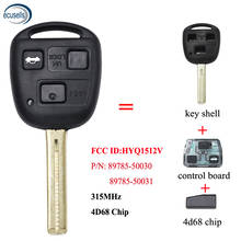 3 Button Remote Key 315MHz 4D68 Chip for Lexus ES300 GS300 GS400 IS300 LS400 FCC:HYQ1512V 89785-50030, 89785-50031 ​ 2024 - buy cheap