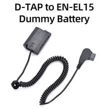 KingMa D-TAP для EN-EL15 манекен Батарея полностью декодировать для Nikon D600 D610 D750 D780 D810 D800 D810 D850 D7000 D7100 D7200 D7500 2024 - купить недорого