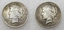 Копия монеты с двумя лицами мира доллара (1922) 2024 - купить недорого