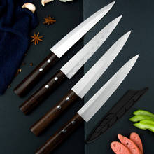 XYj-cuchillo Sashimi de 8 pulgadas, utensilio de cocina ultrafino para filetear pescado, para salmón y Sushi, de Japón 2024 - compra barato