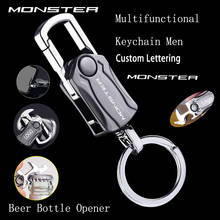 Multifunctional metal keychain key chain bottle opener  for Ducati Monster 821 696 795 797 1200 796 car motorcycle Accessories 2024 - buy cheap