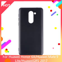 Honor 6X Case Matte Soft Silicone TPU Back Cover For Huawei Mate 9 Lite Huawei GR5 2017 Phone Case Slim shockproof 2024 - buy cheap