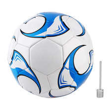 Size 5 Football PU School Student Training Soccer Ball Blue Football 2.7mm Thickness Stitching Soccer Balls Match Soccer 2024 - buy cheap
