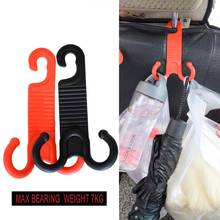 2pcs Universal Auto Seat Back Hook Cargo Organizer Trunk Bag Holder Hanger Car Headrest Luggage Hook Claw Shape YC102100 2024 - buy cheap