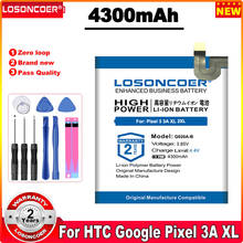 LOSONCOER G020A-B аккумулятор 4300 мАч для HTC Google pixel 3A XL 3 A Аккумуляторы для мобильных телефонов + Бесплатные инструменты + наклейка 2024 - купить недорого