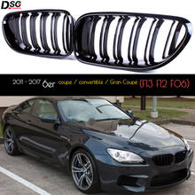 High Glossy Black Auto Front Grille fit for BMW 6 Series F06 F12 F13 & Theiir M6s ABS Front Bumper Grill, Perfect Fitment 2024 - buy cheap