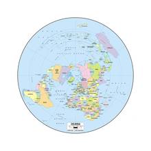 Conventional World Map Round 90x90cm Non-woven Non-Smell No-fading Map For Cultural Education 2024 - buy cheap