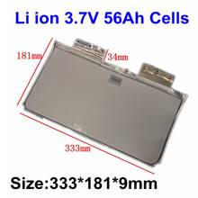 3.7v 56Ah lithium cells battery for diy 12V 24V 36v 48v battery pack electric vehicle solar ups systerm battery 2024 - buy cheap