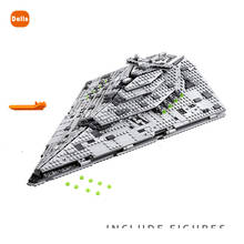 10901 First Order Star Destroyer Costruzion Model Building Blocks with Figures Compatible with 75190 Star DIY Bricks Toys 2024 - buy cheap