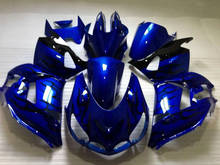 Комплект обтекателей для мотоцикла KAWASAKI Ninja ZX14R 2006 2007, литьевая форма ZX14R 06 07 ABS, зеленые, черные Обтекатели aet + 7 подарков SQ01 2024 - купить недорого