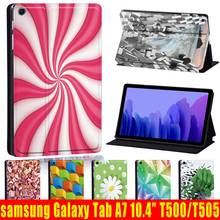 Case for Samsung Galaxy Tab A7 10.4 SM-T500/T505 Tablet Adjustable Folding Stand Cover for Samsung Galaxy Tab A7 10.4 inch 2020 2024 - buy cheap