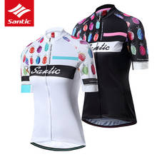Santic Women Cycling Jersey MTB Road Bike Summer Short Sleeve Bicycle Jersey Breathable Cycling Clothing Ropa Ciclismo WL8C02129 2024 - buy cheap