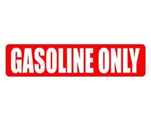 Reflective Car Sticker GASOLINE ONLY Vinyl Decal Sticker Door Labels Truck Gas Fuel Safety Label15cm 2024 - buy cheap