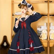 NONSAR Navy Collar Student Girl JK Uniform Puts On Sweet Dress 2024 - buy cheap