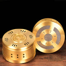 Share ho moxibustion caixa de alta qualidade chinês moxa ouro aquecimento terapia acupuntura meridiano uso com saco moxa 2024 - compre barato