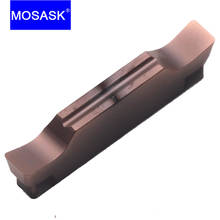MOSASK-Herramienta de torneado de acero inoxidable, insertos de carburo de tungsteno para procesamiento, MGGN150 200 250 ZP30 CNC, 10 Uds. 2024 - compra barato
