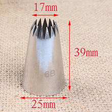 1pcs Stainless Steel  Pastry Icing Piping Nozzles Decorating Tip Cake Cupcake Decorator Rose Accessories Kitchen 2024 - buy cheap