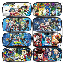 Anime Beyblade Burst Evolution Print Pencil case Bags Kids Small Pencil Holder Child School Pen Pouch 2019 2024 - buy cheap