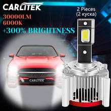 Carlitek-faros LED para coche, bombillas de balasto Plug & Play Canbus antierror, D3S, 30000LM, D1S, D2S, D4S, D5S, D8S, D1R, D2R, D3R, D4R, CSP 2024 - compra barato