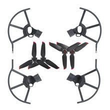 4pcs propellers + 4pcs propeller Guard anti-collision Protective cover ring bumper or dji FPV combo drone accessories 2024 - buy cheap