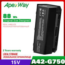 ApexWay 15V 88WH ноутбук Батарея A42-G750 для ASUS G750 G750J G750JH G750JM G750JS G750JW G750JX G750JZ серии 5900 мАч 2024 - купить недорого