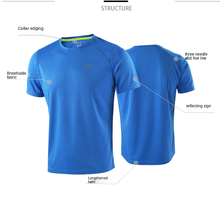 Летняя спортивная футболка MCFK T1602 для мужчин и женщин, Повседневная футболка для бега, тонкая быстросохнущая дышащая футболка с короткими рукавами 2024 - купить недорого