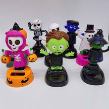 1Pcs Halloween Theme Style Shake Head Cute Creative Crafts Decoration Vibrant Miniature Figurines Holiday Party Ornament 2024 - buy cheap