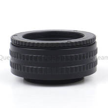 Pixco-Adaptador de anillo helicoidal de enfoque ajustable para cámara, lente M39 a M42, 25 -55mm, tubo de extensión Macro M39-M42 2024 - compra barato