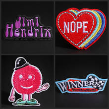 Cartoon letter winner embroidered badge Pink Hairball Elves lovely patches children jacket knapsack Decoration DIY Stickers 2024 - buy cheap