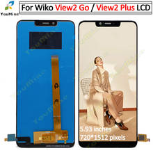 Original para wiko view2 ir display lcd para wiko vista 2 mais tela de toque com display lcd assembléia vista 2 ir tela 2024 - compre barato