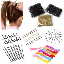 120/100/36/20pcs U Shaped Hairpin Hair Clips Pins for Women Female Accessories Girl Metal Barrette Braided Hair Tools Styling 2024 - buy cheap
