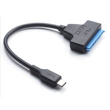 Convertidor Universal de USB-C / TYPE-C a SATA, Cable adaptador USB 3,1 tipo C, de Notebook para disco duro, SSD, HDD de 2,5 pulgadas 2024 - compra barato