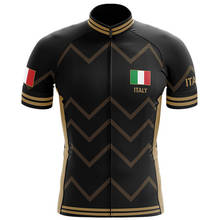 Camiseta de manga corta para Ciclismo profesional, Maillot para bicicleta de montaña, Black wave, Italia 2024 - compra barato